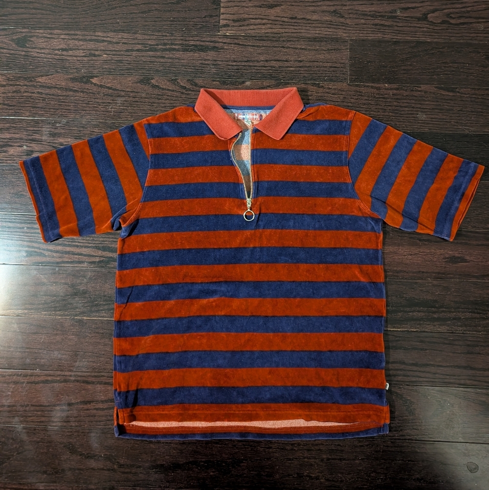 Men's Striped Polo Shirt - Size S
